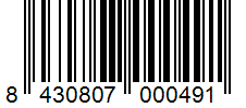 Barcode 8430807000491