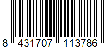 Barcode 8431707113786
