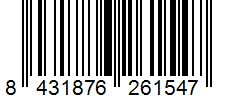 Barcode 8431876261547