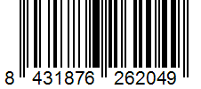 Barcode 8431876262049