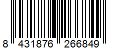 Barcode 8431876266849