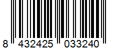 Barcode 8432425033240