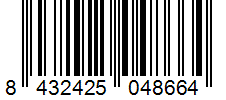 Barcode 8432425048664