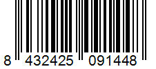 Barcode 8432425091448
