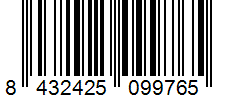Barcode 8432425099765