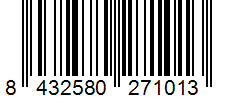 Barcode 8432580271013