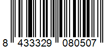 Barcode 8433329080507