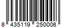 Barcode 8435119250008