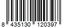 Barcode 8435130120397