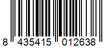 EAN Barcode for 8435415012638