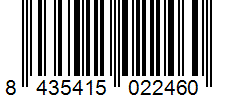 EAN Barcode for 8435415022460