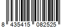EAN Barcode for 8435415082525