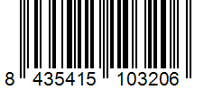EAN Barcode for 8435415103206