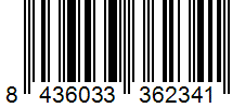 Barcode 8436033362341