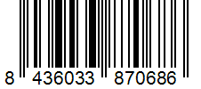 Barcode 8436033870686