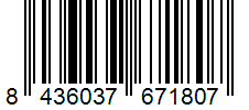 Barcode 8436037671807