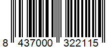 Barcode 8437000322115