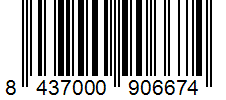 Barcode 8437000906674