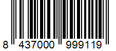 Barcode 8437000999119