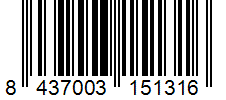 Barcode 8437003151316