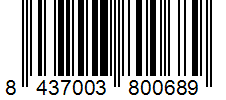 Barcode 8437003800689