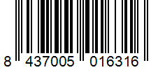 Barcode 8437005016316