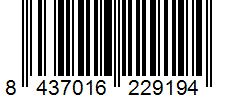 Barcode 8437016229194