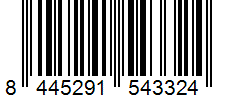 Barcode 8445291543324