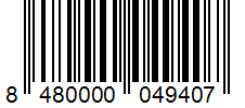 Barcode 8480000049407
