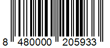 Barcode 8480000205933