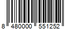 Barcode 8480000551252