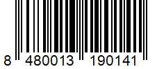 Barcode 8480013190141