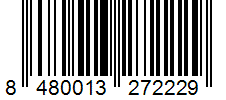 Barcode 8480013272229