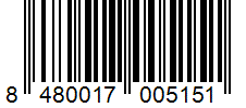 Barcode 8480017005151