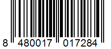 Barcode 8480017017284