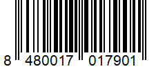 Barcode 8480017017901