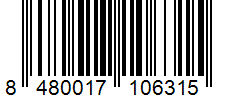 Barcode 8480017106315