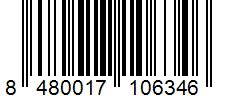 Barcode 8480017106346