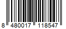 Barcode 8480017118547