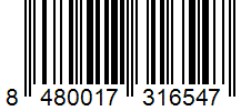 Barcode 8480017316547