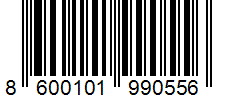 Barcode 8600101990556