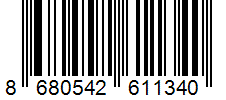 Barcode 8680542611340