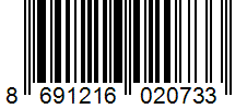 Barcode 8691216020733