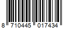 Barcode 8710445017434