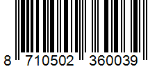 Barcode 8710502360039