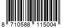 Barcode 8710588115004