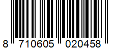 Barcode 8710605020458
