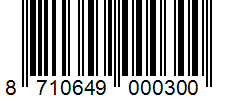 Barcode 8710649000300