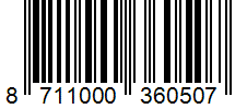 Barcode 8711000360507