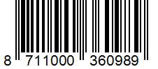 Barcode 8711000360989